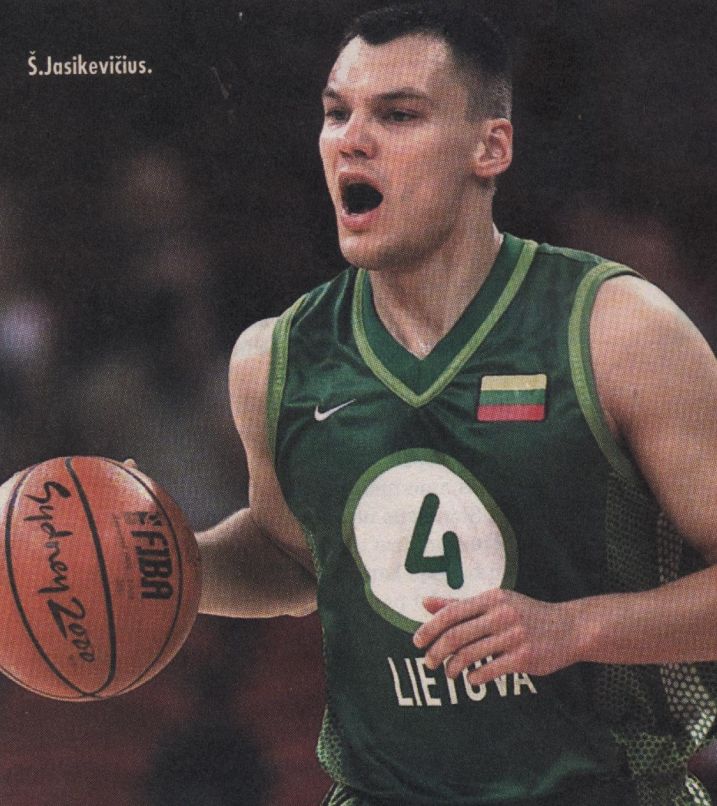 SARUNAS13LT Šarūnas Jasikevičius Sidnėjaus Olimpiada 2000 (SCAN)